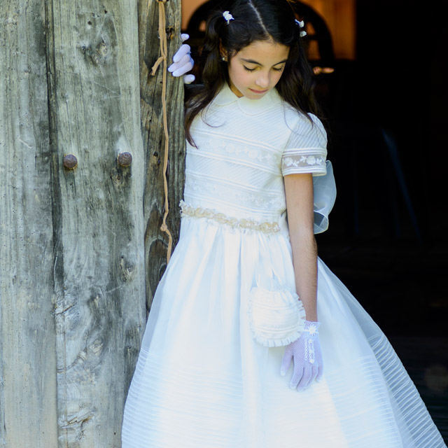 El día de su Primera Comunión