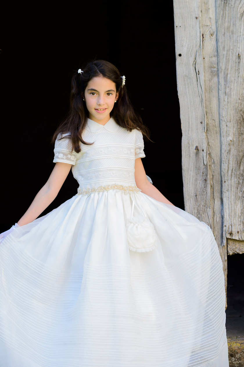 El día de su Primera Comunión