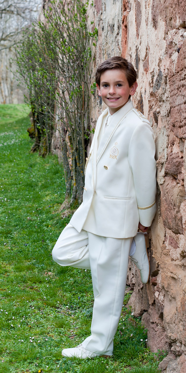 El día de su Primera Comunión