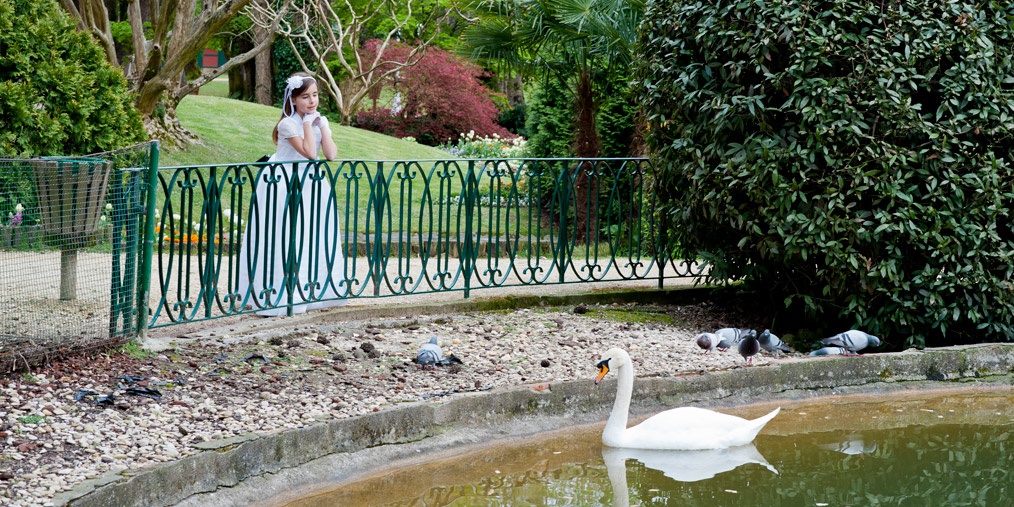 El día de su Primera Comunión