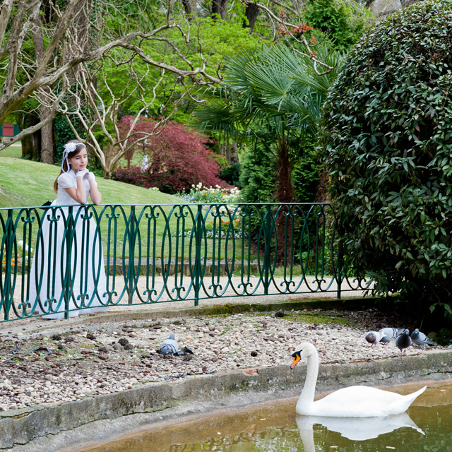 El día de su Primera Comunión