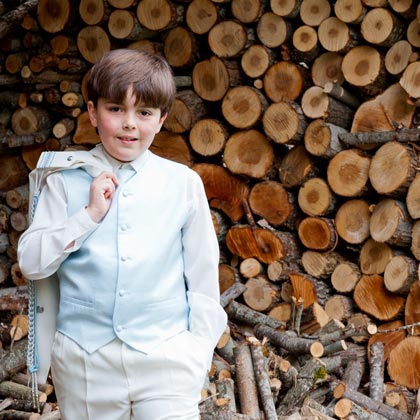 El día de su Primera Comunión