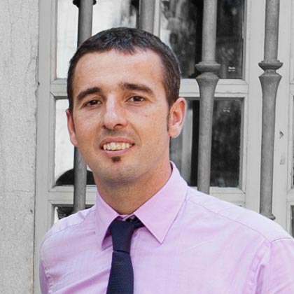 Primer plano de Fernan Puras